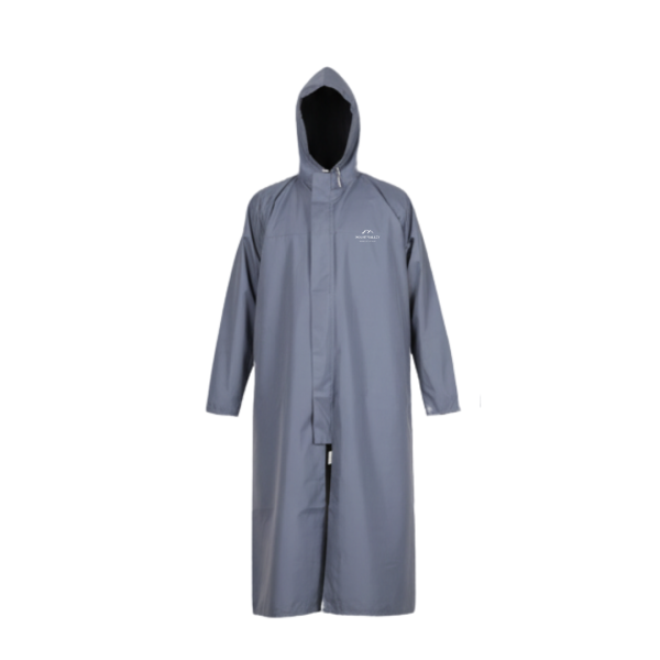 Mount Valley - Long Full-Length Waterproof Raincoat with Hood & YKK Zips - (MV-005)
